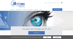 Desktop Screenshot of mit-uns.eu